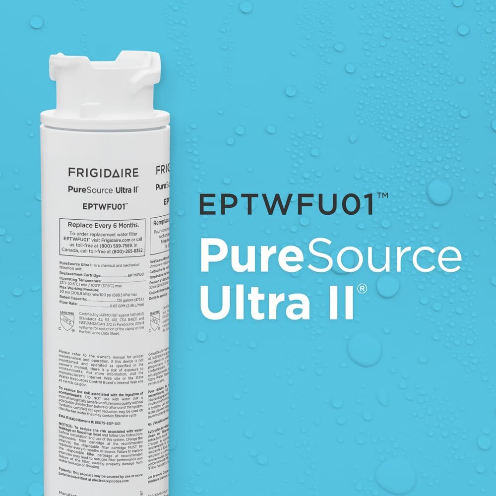 FRIGIDAIRE EPTWFU01 PureSource Ultra II Refrigerator Water Filter - Image 9